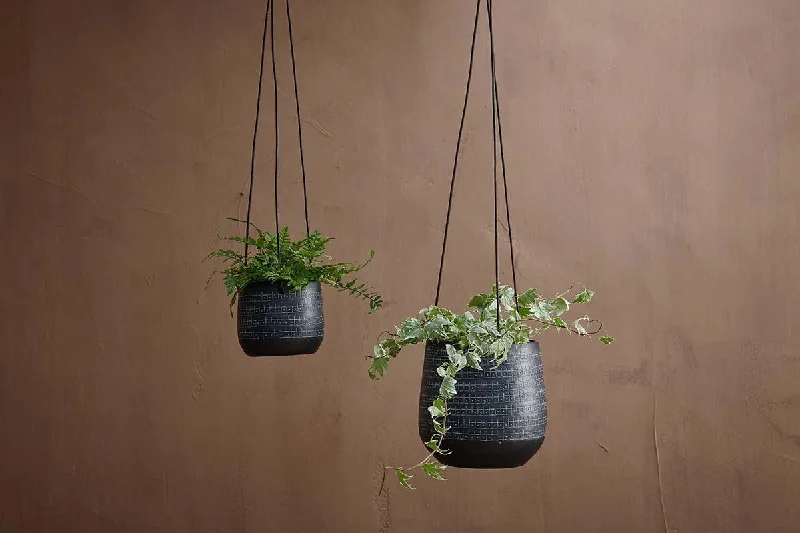 Crystal vases for contemporary floral displays -Mahika Hanging Planter