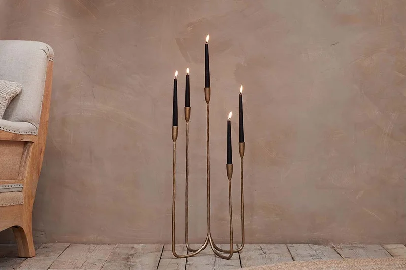 Tall handcrafted vases for flower displays -Mbata Cluster Candelabra