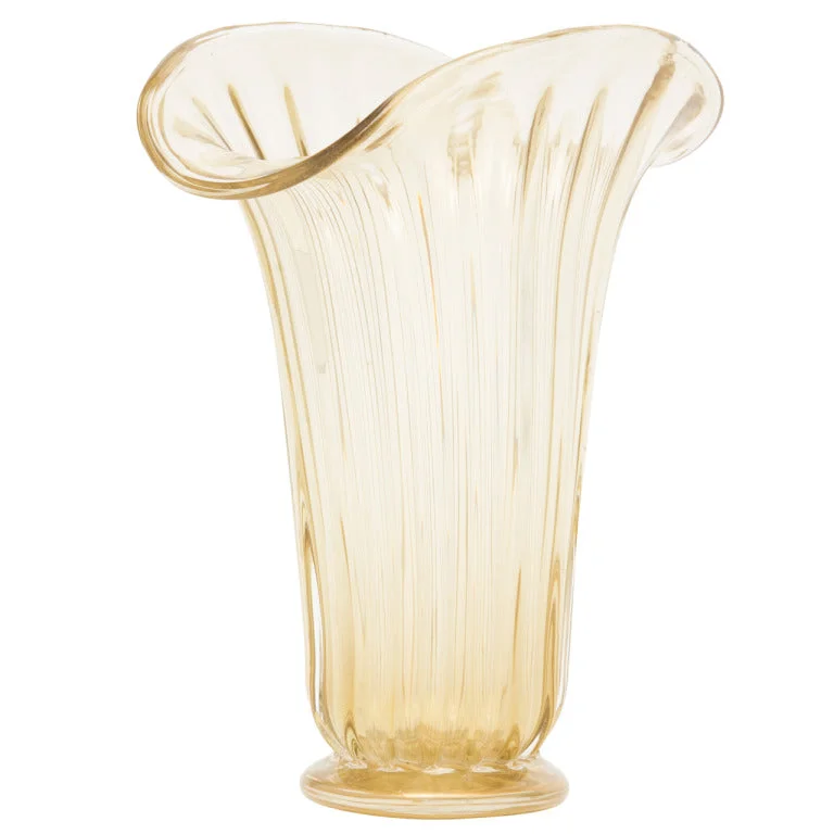 Beautiful ceramic flower vases for home floral arrangements -Murano Avventurina Glass Vase