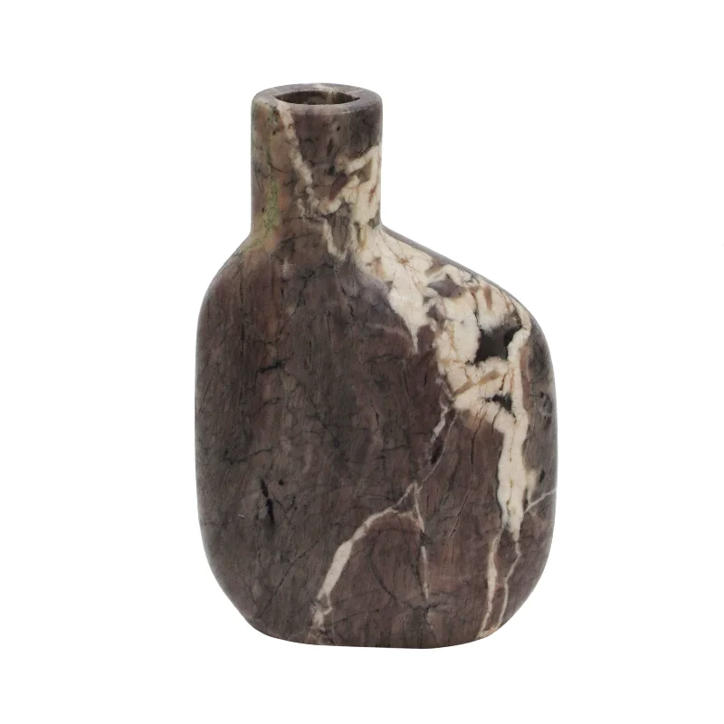 Decorative vases for contemporary home decor -Pika Marble Vase