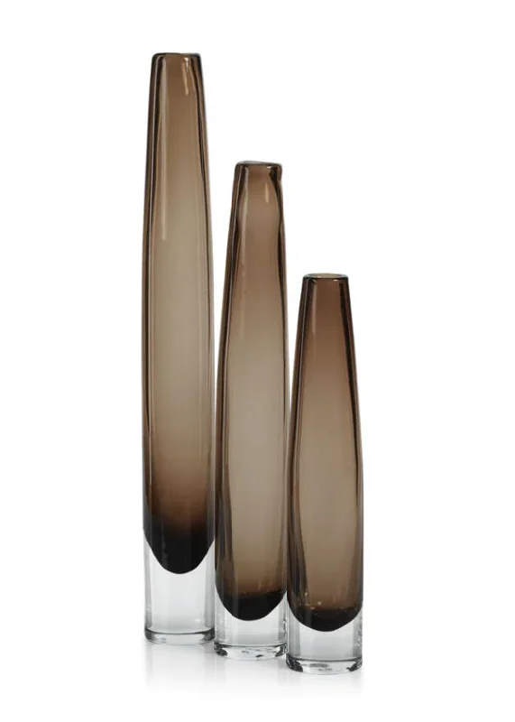 Simple vases for modern floral home decor -Tate Slim Glass Vase