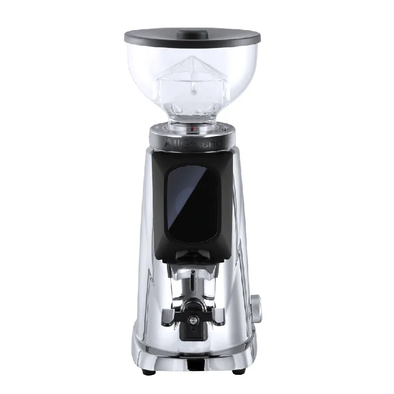 eco-friendly coffee mugs with unique designs-AllGround All Purpose Home Coffee Grinder - Chrome w/ Black