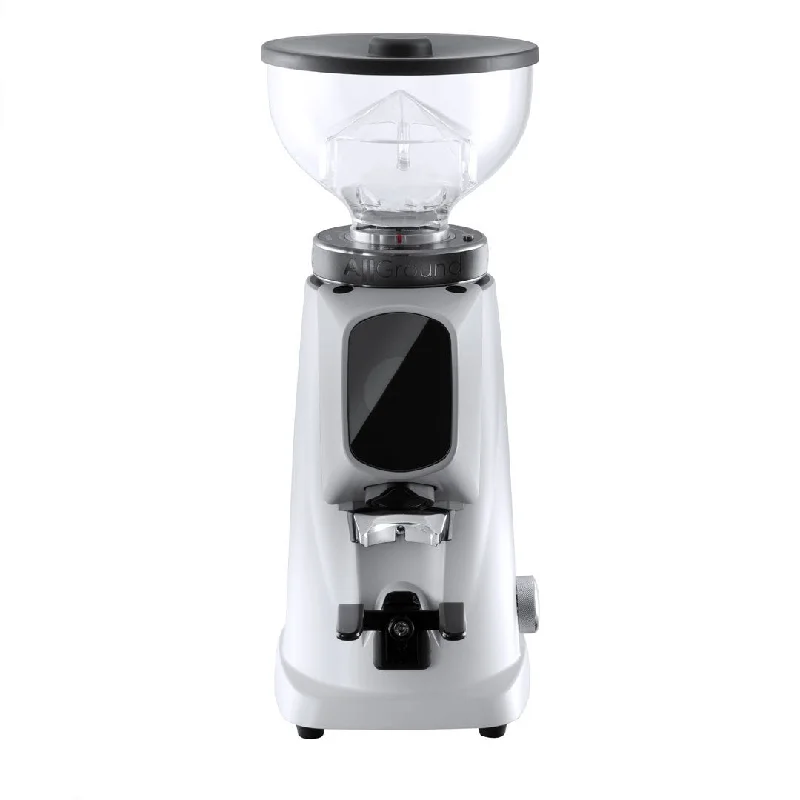 best coffee cups for afternoon tea-AllGround All Purpose Home Coffee Grinder - White Matte