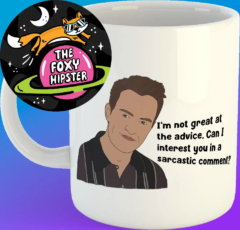 unique coffee mugs for gift giving-Chandler Bing Quote 11oz coffee mug Friends Inspired