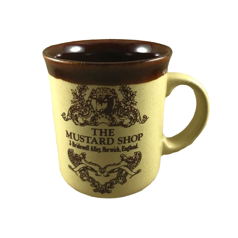 eco-friendly coffee mugs for everyday use-Colmans Makers Of Fine Mustard The Mustard Shop Mug Kiln Craft