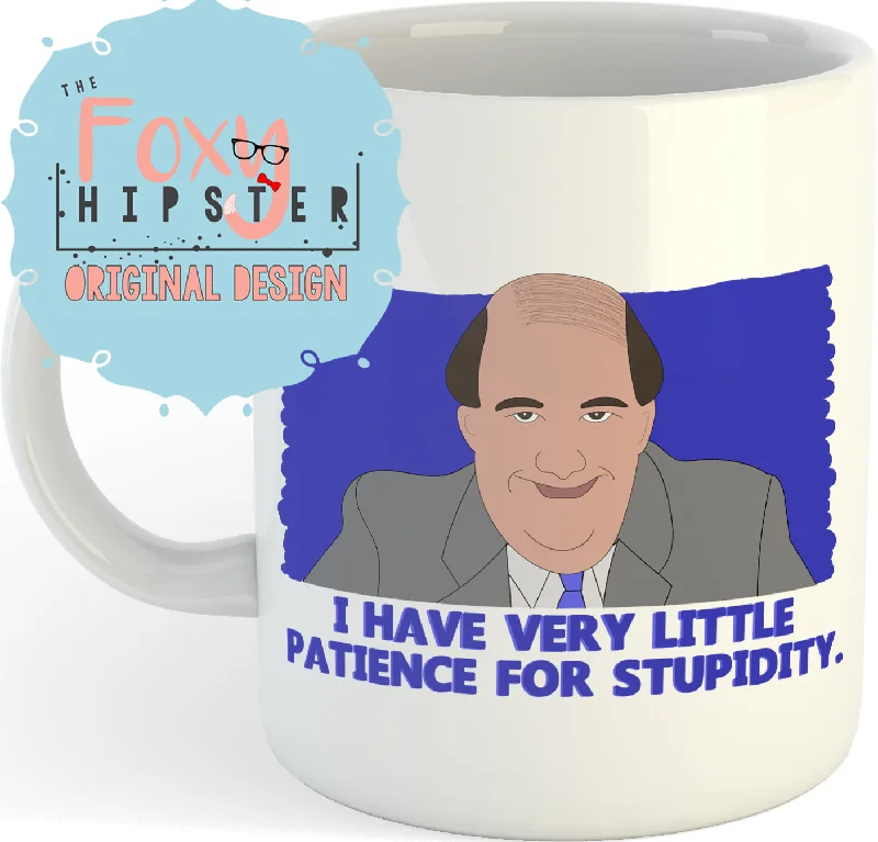 personalized coffee cups with custom artwork-Kevin Malone 11oz coffee mug The Office Inspired