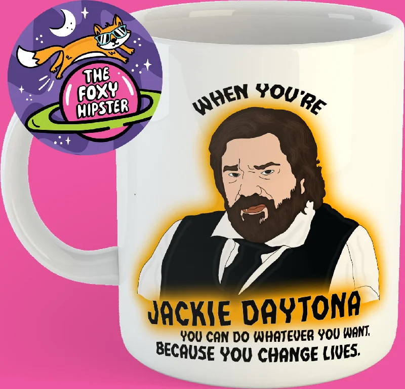 insulated coffee mugs for hot drinks-Jackie Daytona Laszlo What We Do in the Shadows 11oz Coffee Mug