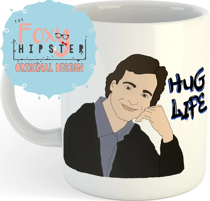 cute coffee mugs for kids with fun designs-Danny Tanner Hug Life Full House 11oz coffee mug