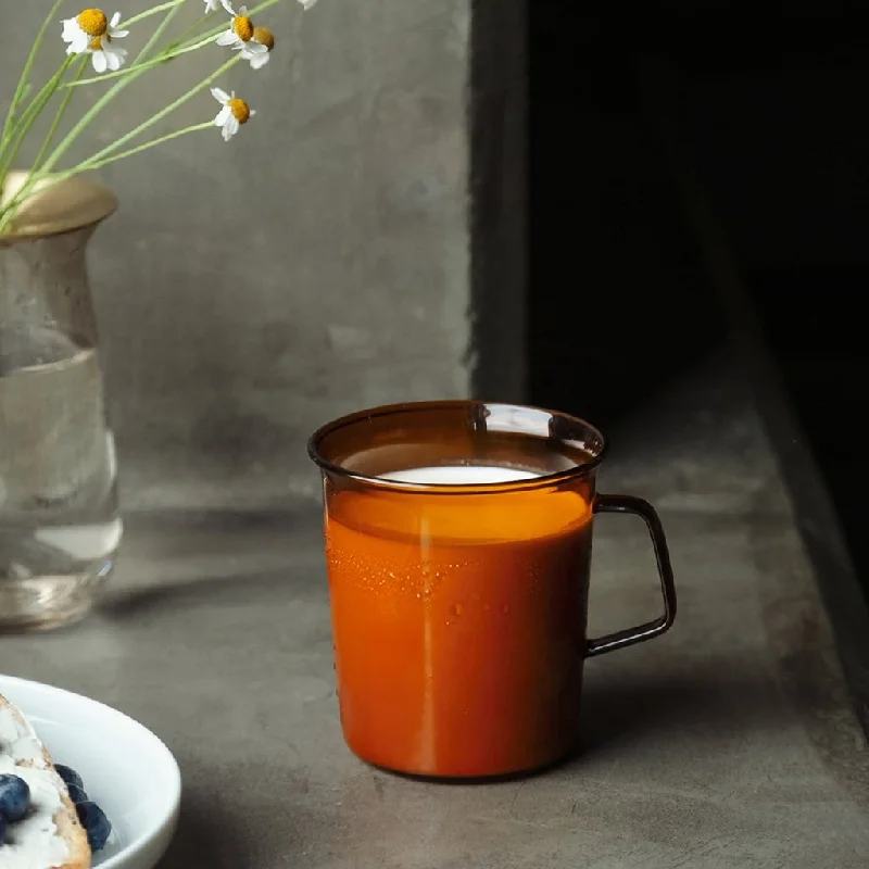 best thermal coffee mugs for winter mornings-KINTO CAST AMBER mug