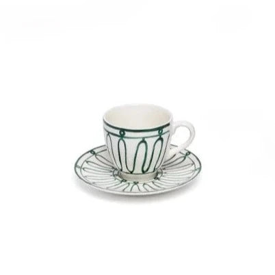 funny coffee cups for breakfast time-Kyma Coffee Espresso Cup & Saucer