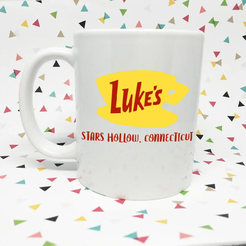 unique coffee mugs for wedding gifts-Luke's Diner Gilmore Girls   11oz coffee mug