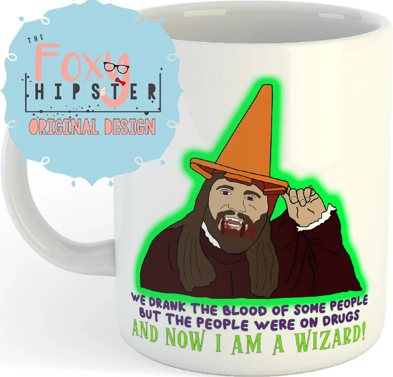 funny coffee cups for breakfast time-Nandor the Relentless on Drug Blood Traffic Cone 11oz Coffee Mug