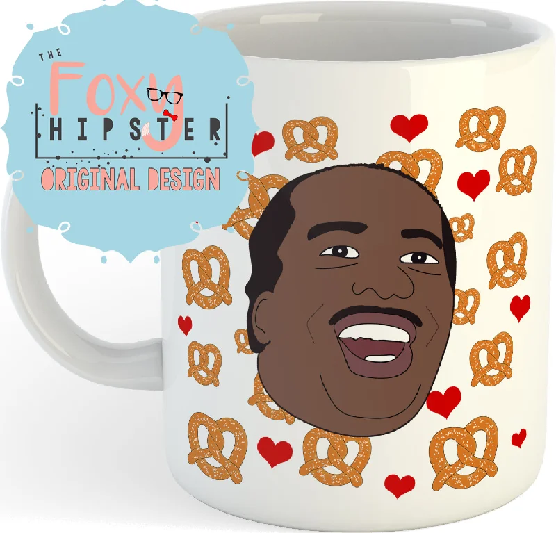 unique photo mugs for memorable gifts-Pretzel Day  11oz coffee mug The Office Inspired