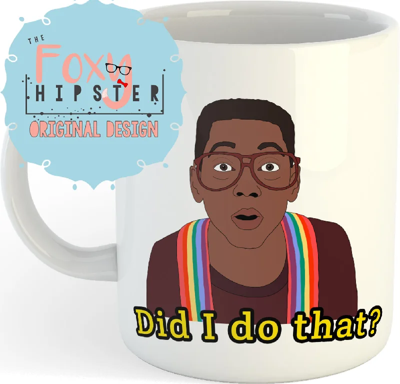 custom mugs for family gatherings and holidays-Steve Urkel Did I do That? Family Matters 11oz coffee mug