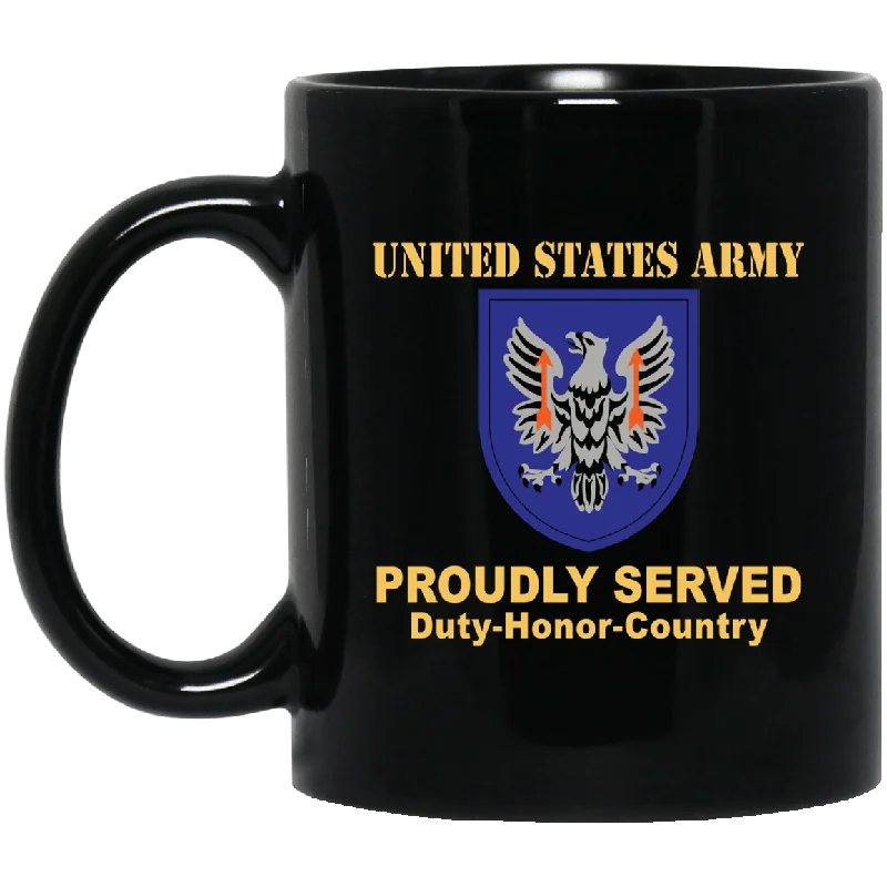 personalized coffee cups for holiday season-US ARMY 11TH AVIATION COMMAND- 11 oz - 15 oz Black Mug