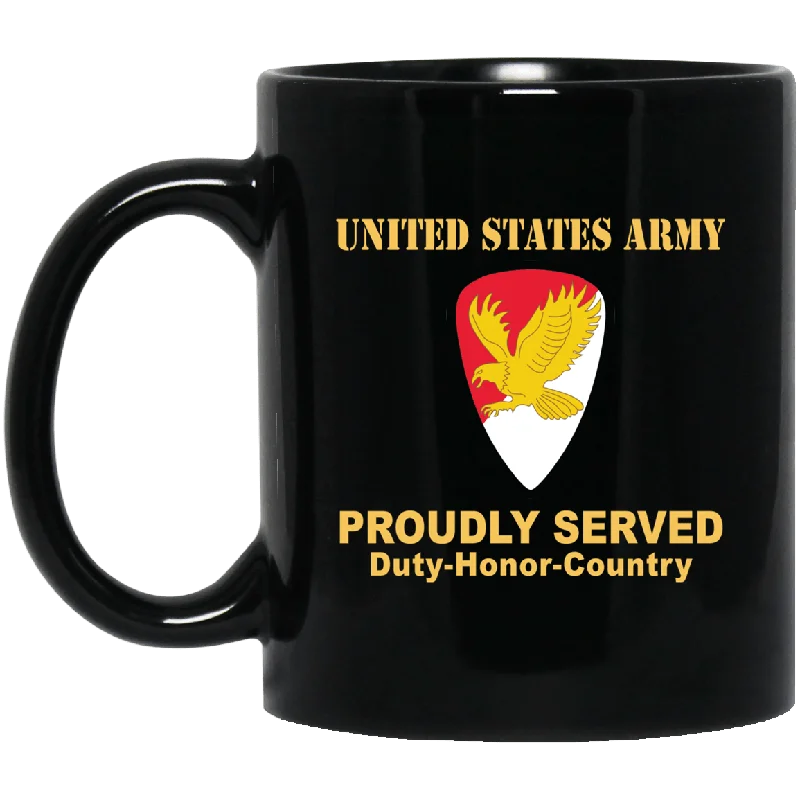 funny coffee mugs for family gatherings-US ARMY 21ST CAVALRY BRIGADE- 11 oz - 15 oz Black Mug