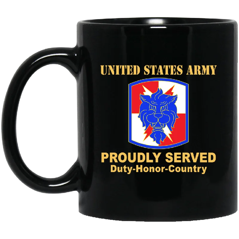 funny coffee cups for teachers gifts-US ARMY 35TH SIGNAL BRIGADE (NO TAB) - 11 oz - 15 oz Black Mug