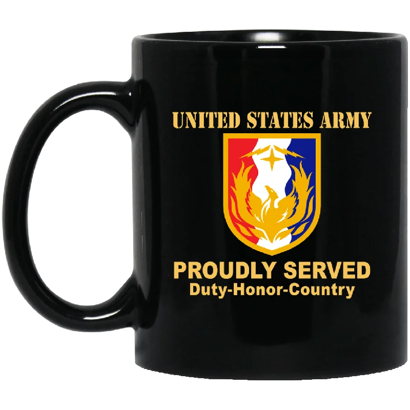 luxury coffee mugs for office decor-US ARMY 36TH SUSTAINMENT BRIGADE - 11 oz - 15 oz Black Mug