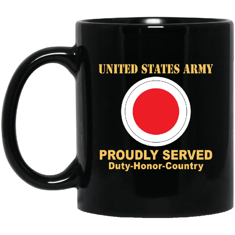 large travel mugs for long commutes-US ARMY 37TH INFANTRY BRIGADE COMBAT TEAM- 11 oz - 15 oz Black Mug