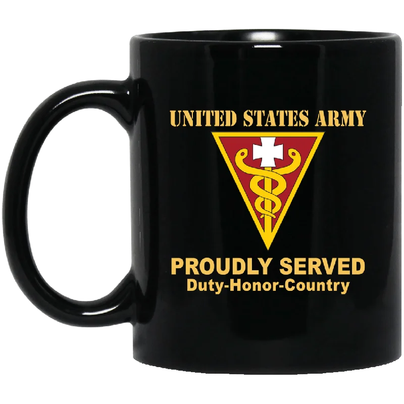 best coffee mugs for winter mornings-US ARMY 3RD MEDICAL COMMAND- 11 oz - 15 oz Black Mug