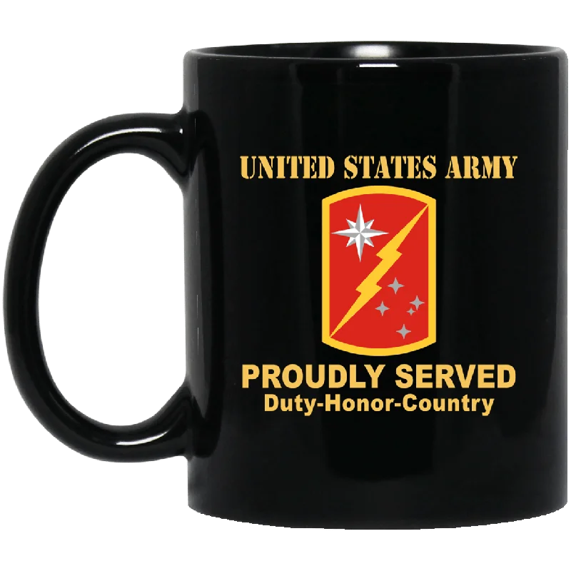 best insulated mugs for hot beverages-US ARMY 45TH SUSTAINMENT BRIGADE- 11 oz - 15 oz Black Mug