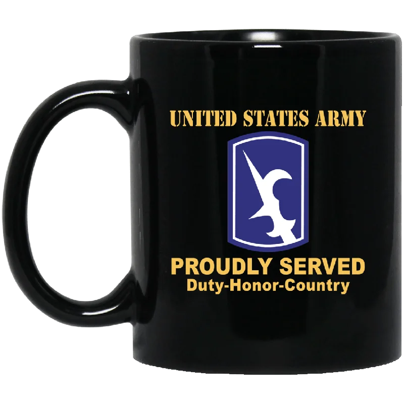 personalized photo coffee mugs for Mother's Day-US ARMY 67TH BATTLEFIELD SURVEILLANCE BRIGADE - 11 oz - 15 oz Black Mug