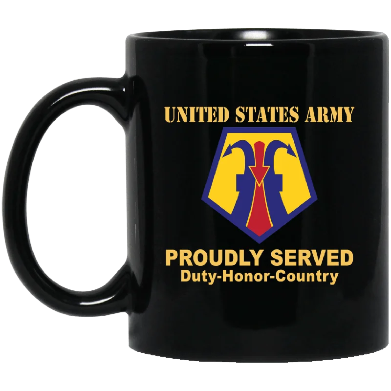 funny coffee mugs with humorous sayings-US ARMY 7TH CIVIL SUPPORT COMMAND- 11 oz - 15 oz Black Mug