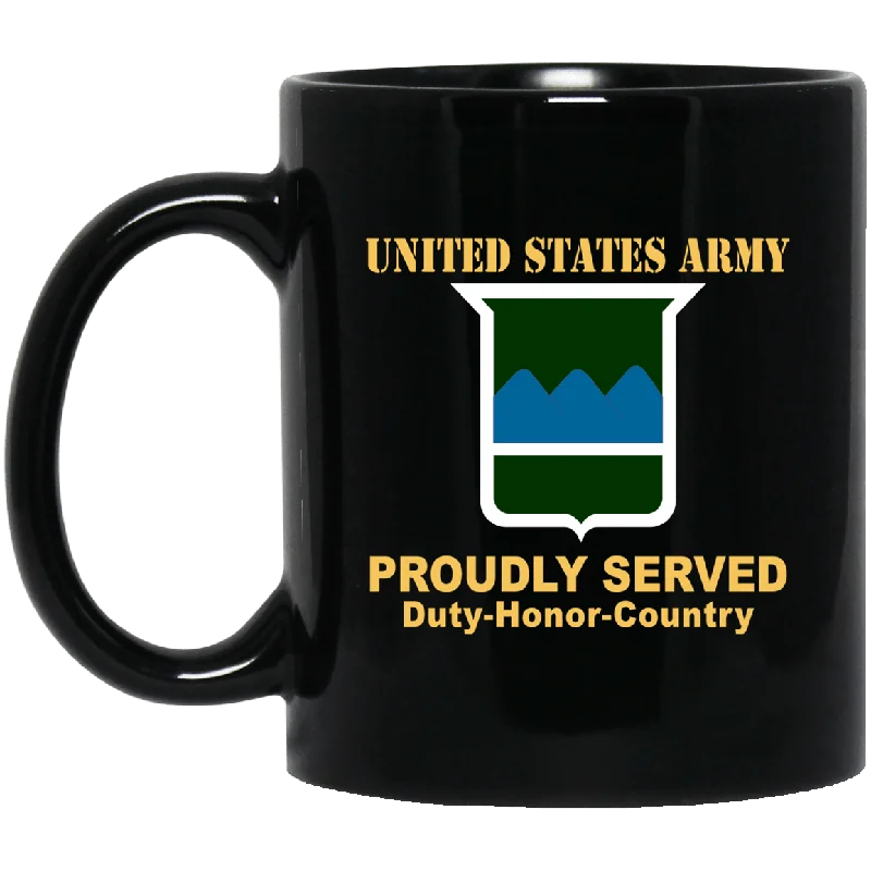 eco-friendly coffee mugs for everyday use-US ARMY 80TH TRAINING COMMAND - 11 oz - 15 oz Black Mug