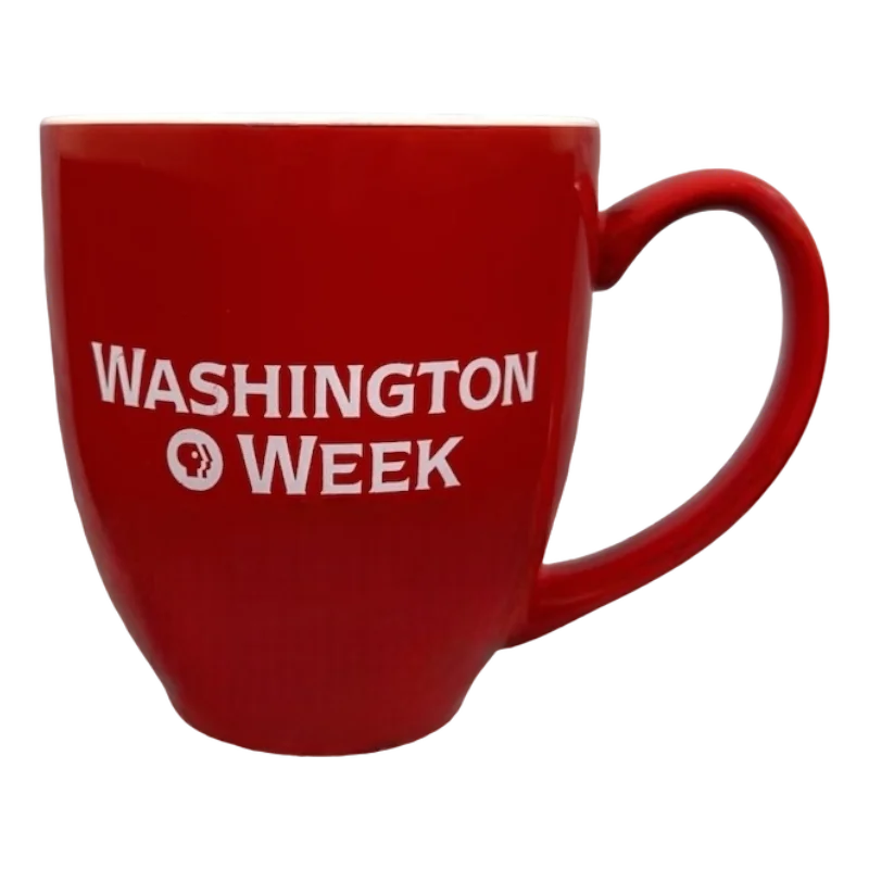 custom ceramic mugs for family photo gifts-Washington Week PBS Mug