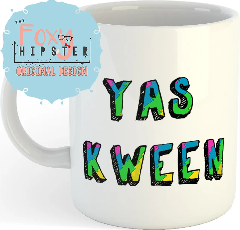 best coffee mugs for tea drinkers-YAS KWEEN  11oz coffee mug