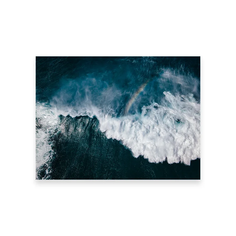 contemporary abstract canvas art-Above the Waves