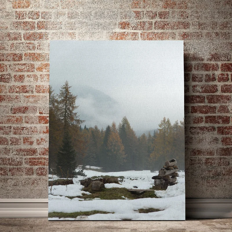 retro landscape wall decor-Autumn or Winter