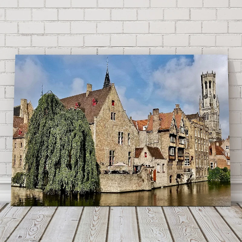 vintage coastal art prints-Bruges