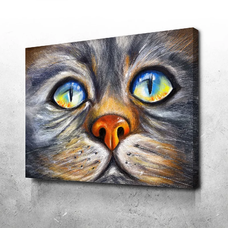 oversized pop art canvas paintings-Cat Eyes Canvas Set