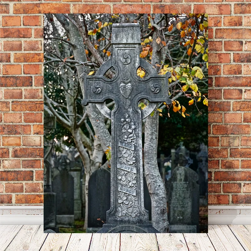 oversized art for living room-Celtic Cross, Dublin