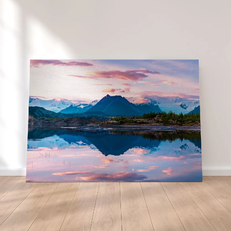 oversized nature photography prints-Glacier Sunset