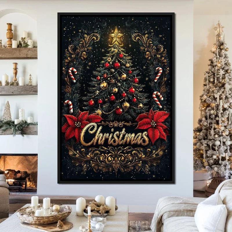 oversized abstract wall paintings for bedroom-Holiday Splendor Celebration 05