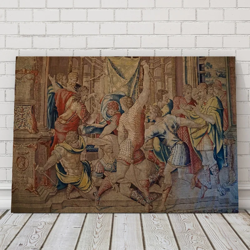 geometric nature wall decor-Killing of Caesar Tapestry