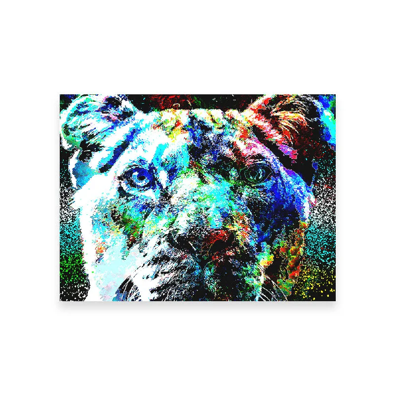 large black and white abstract wall prints-King of Beast