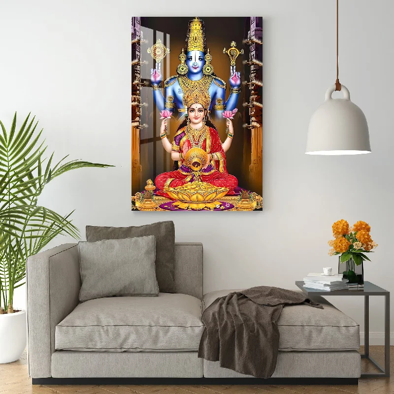 oversized abstract prints for home decor-Lord Venkateswara Swamy Acrylic Wall Art - 29.5X20 inches / 5MM