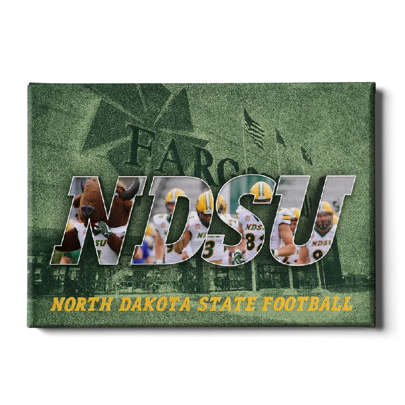 vibrant floral art prints for bedroom-North Dakota State Bison - NDSU Football