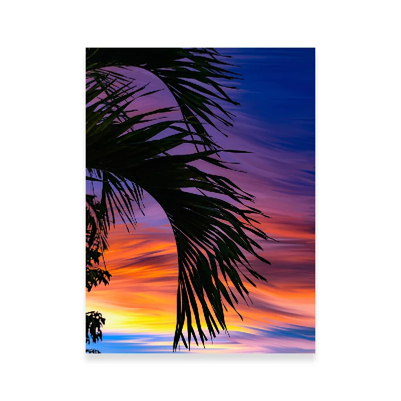 contemporary vibrant art prints-Painted Palm