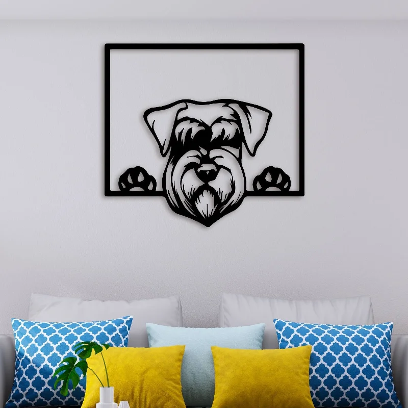 botanical photography wall art-Pug On Window Metal Wall Art