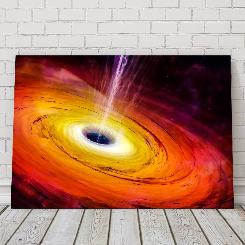 coastal botanical art for home-Spacescape Black Hole