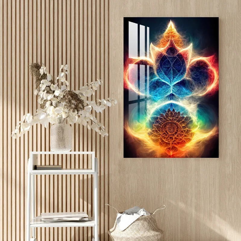 retro city wall art for bedroom-Spiritual Aura Acrylic Wall Art