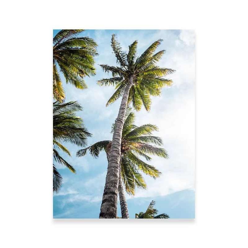 modern nature art prints for bedroom-Sunny Palms