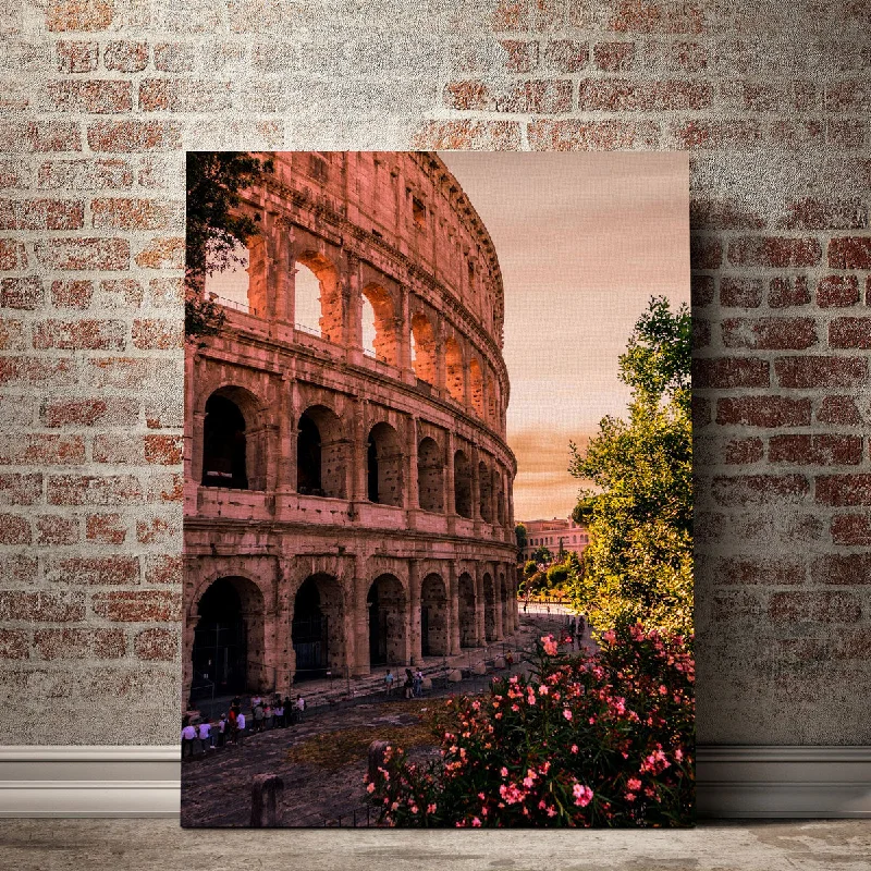 geometric pop art wall decor-The Colosseum Roma