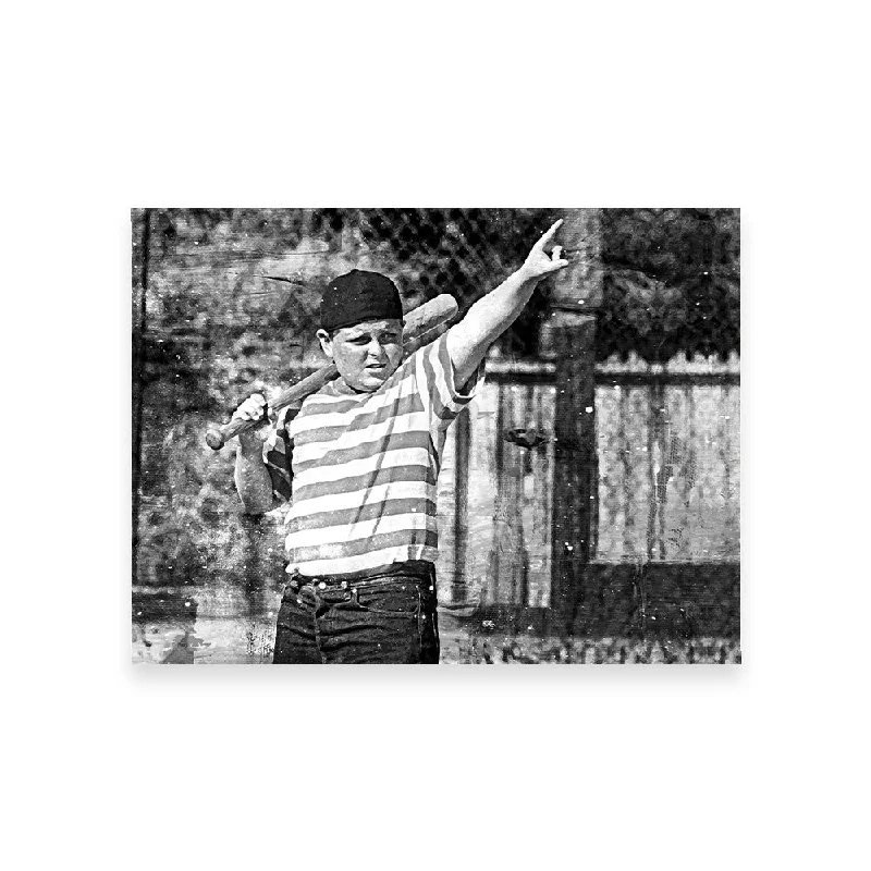 oversized pop art canvas paintings-The Sandlot Grayscale