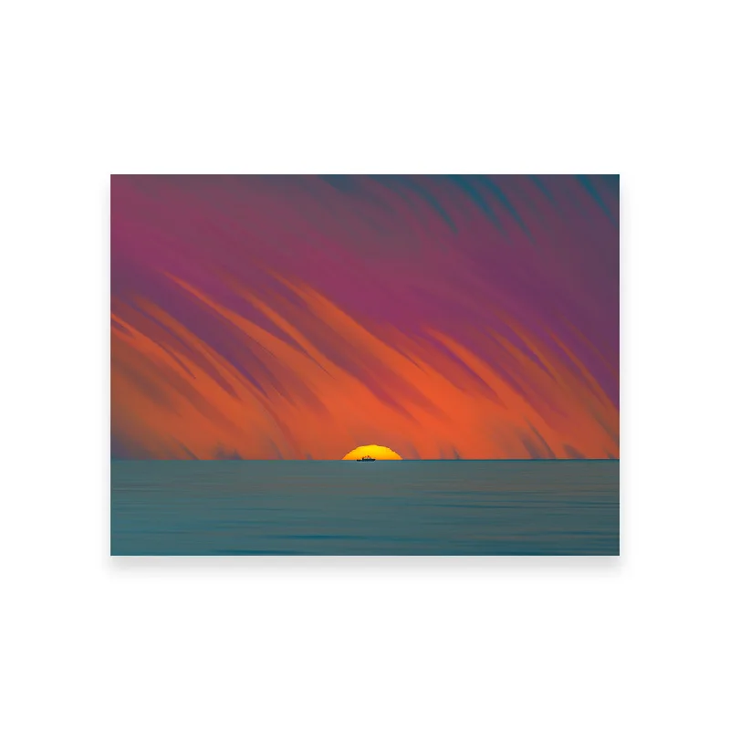 abstract nature canvas prints for bedroom-Time To Go