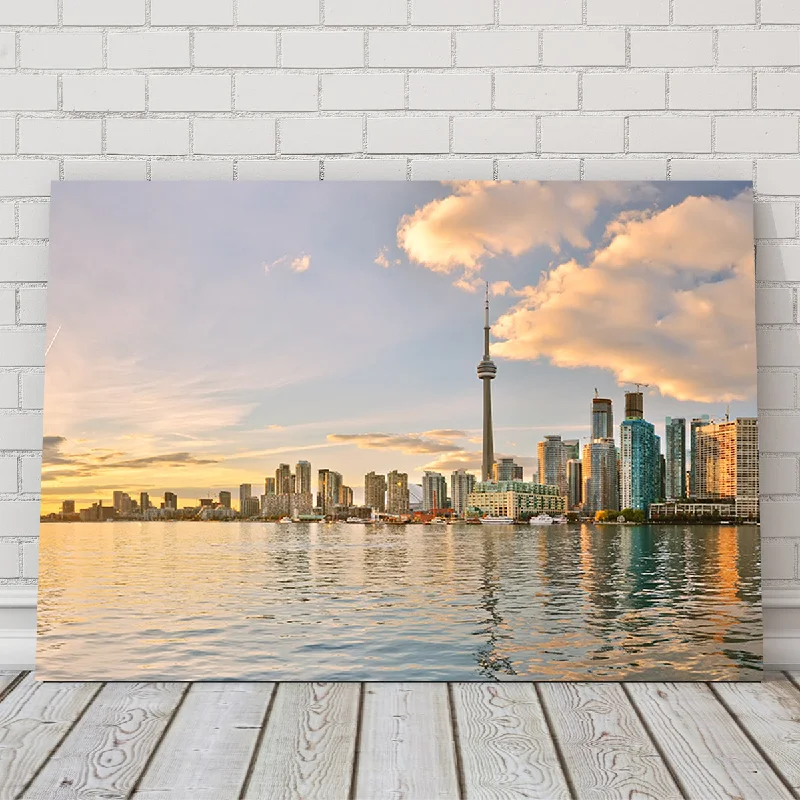 tropical photography wall prints-Toronto Sunset